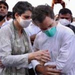 IndiaNewsUpdate : मोठी बातमी : हाथरस :  पीडितेच्या कुटुंबियांना भेटण्यासाठी निघालेल्या  राहुल गांधींना पोलिसांची धक्काबुक्की , कार्यकर्त्यांवर लाठीमार