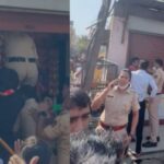 पुण्यातील नऱ्हे गावात चिकनशॉप चालकाने पोलिसांसह नागरिकांवर केला कोयत्याने वार